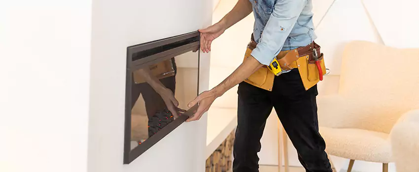 Metal Fireplace Installation in Warren, Michigan