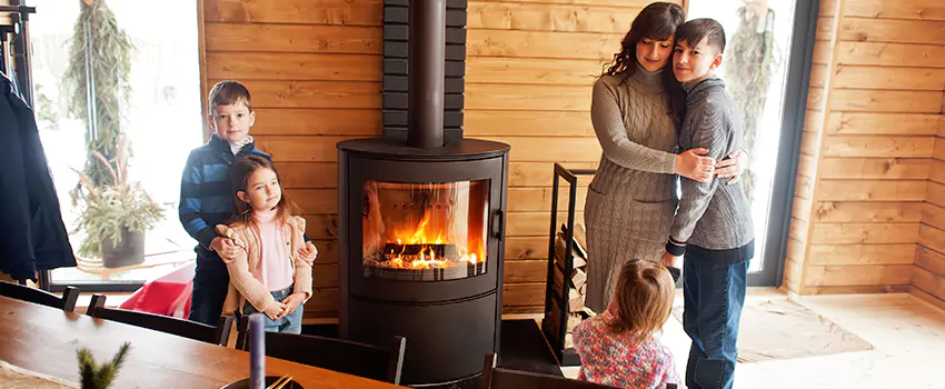 Morso Cast Iron Fireplace Insert Installation in Warren, Michigan