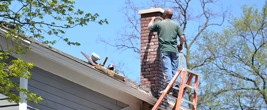 Vinyl and PVC Chimney Flashing Installation in Warren, MI