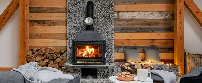 Thelin Hearth Products Direct Vent Gas Stove Fireplace Inspection in Warren, Michigan